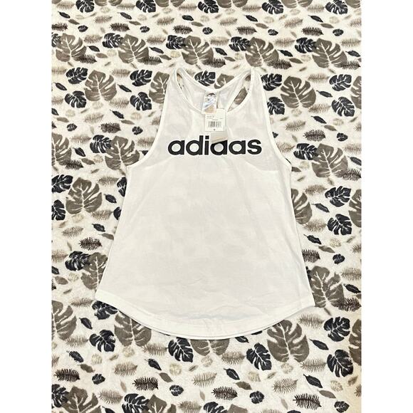 NWT adidas Women's Essentials Linear Tank Top Size Small - Picture 4 of 7